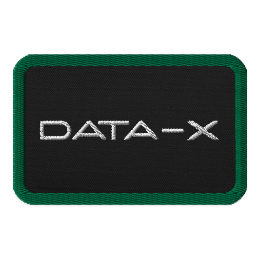 DATA-X Embroidered patch