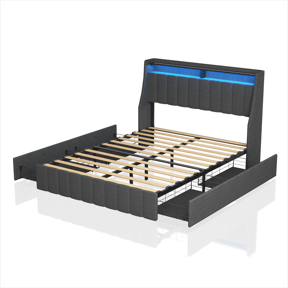 LAST™ Queen Size LED Bed Frame