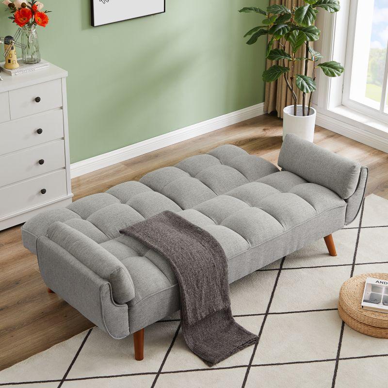 LAST™ "Vivian" Grey Fabric Sofa
