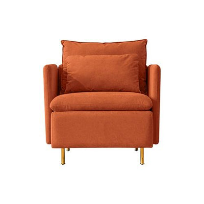 LAST™ Orange Cotton Linen Armchair